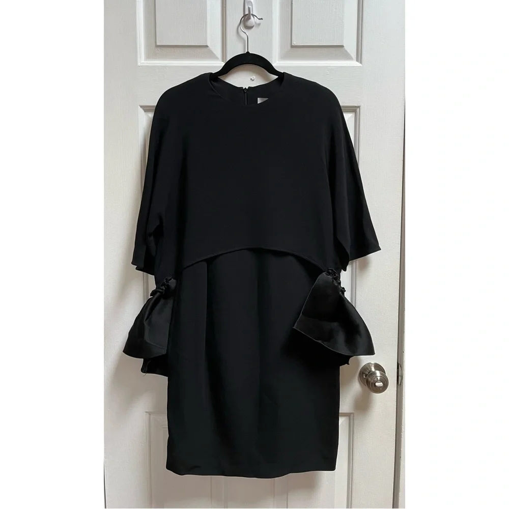 [Stella McCartney] Black Bogart Dress - ASO Lily Collins - Picture 2 of 4